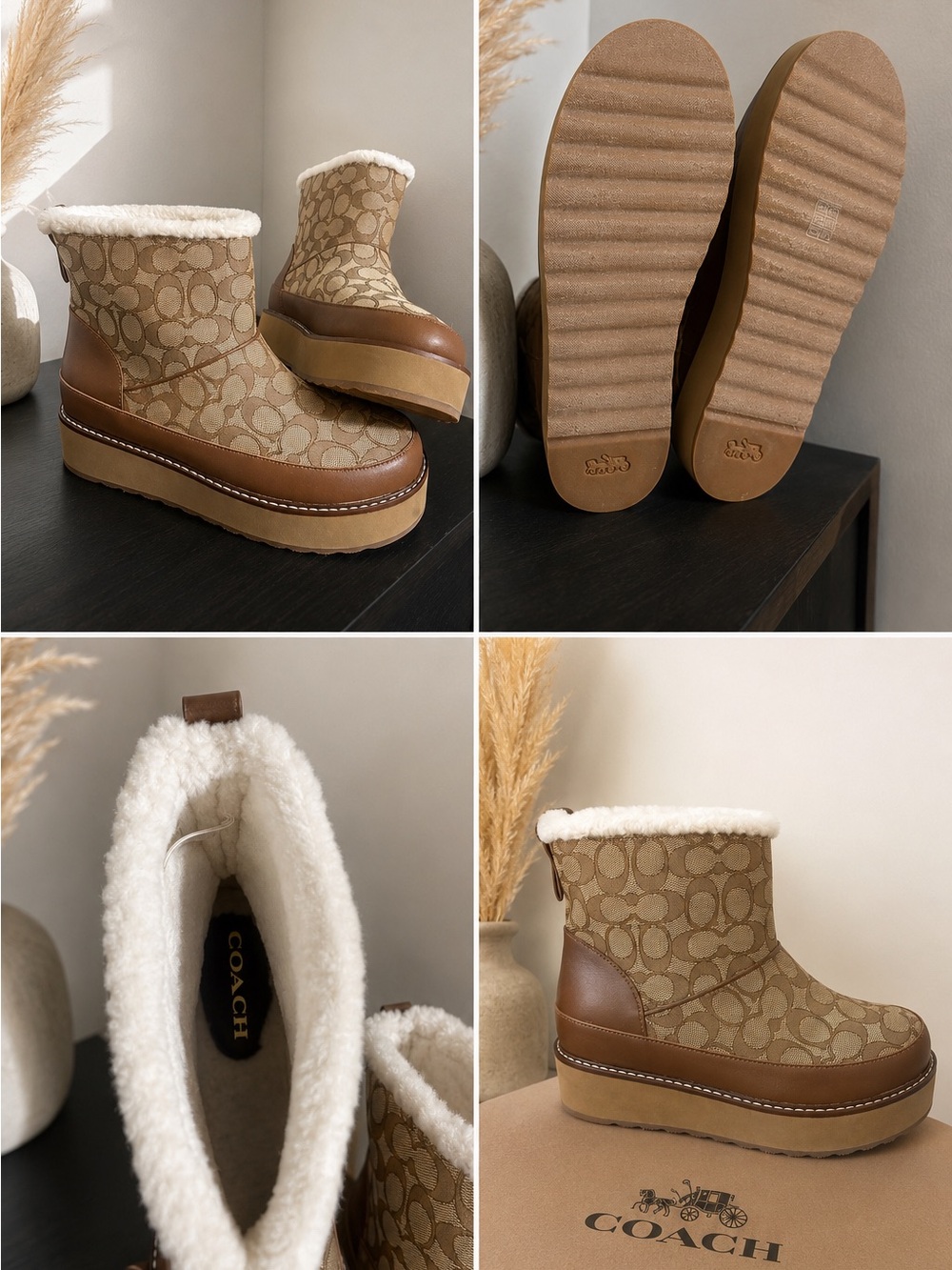 Coach Indie Bootie w/Signature Jacquard